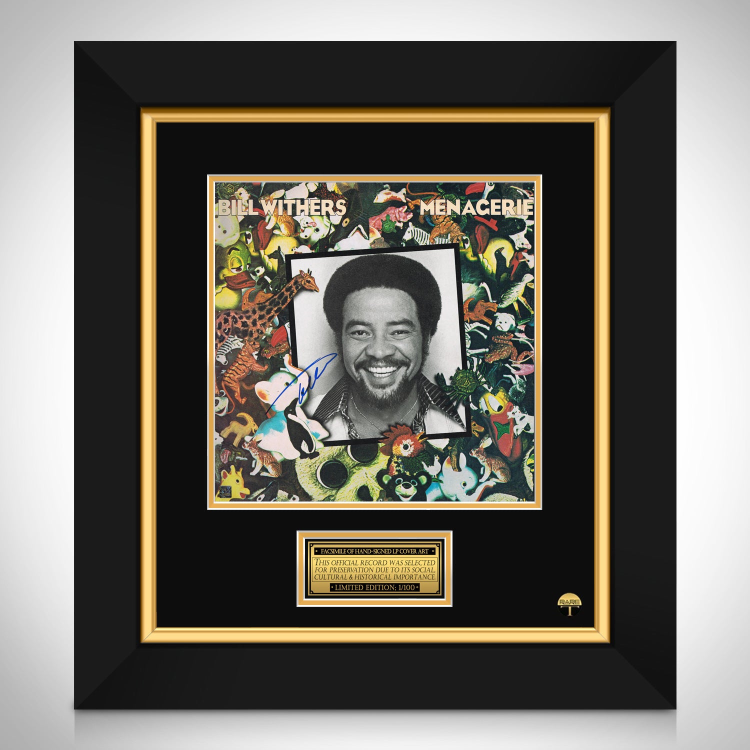 Bill Withers - Menagerie LP Cover Limited Signature Edition Custom