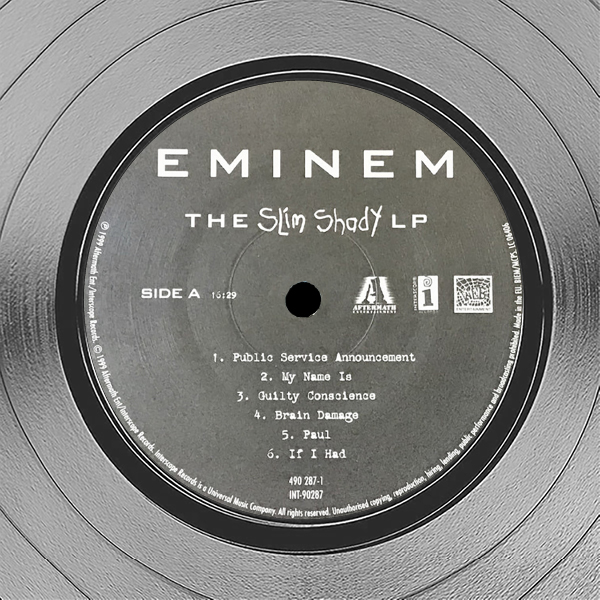 Eminem - The Slim Shady LP Platinum LP Limited Signature Edition 