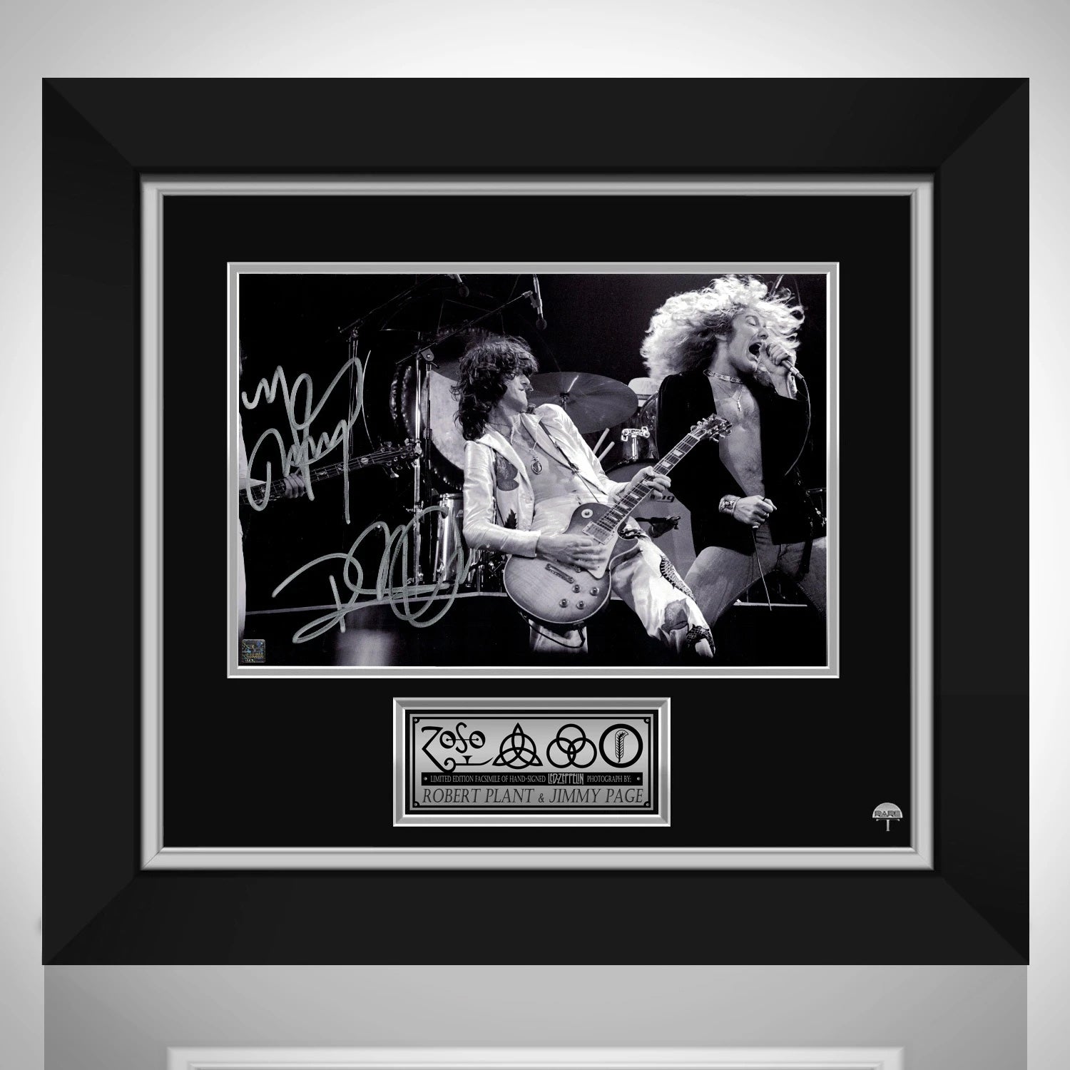 The Yardbirds - Having a Rave up with The Yardbirds LP Cover Limited  Signature Edition Custom Frame