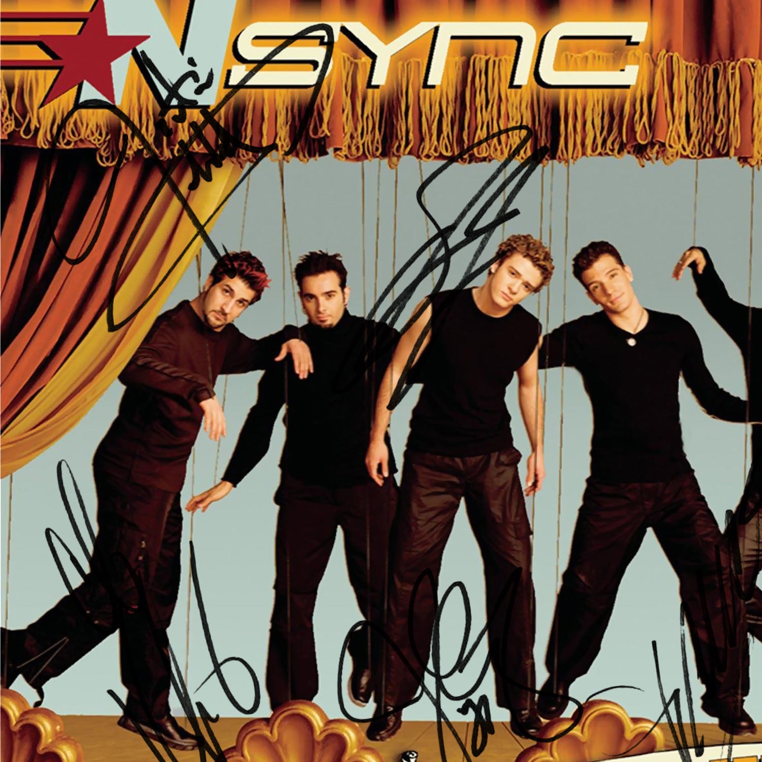 NSYNC - No Strings Attached Limited Signature Edition LP Cover