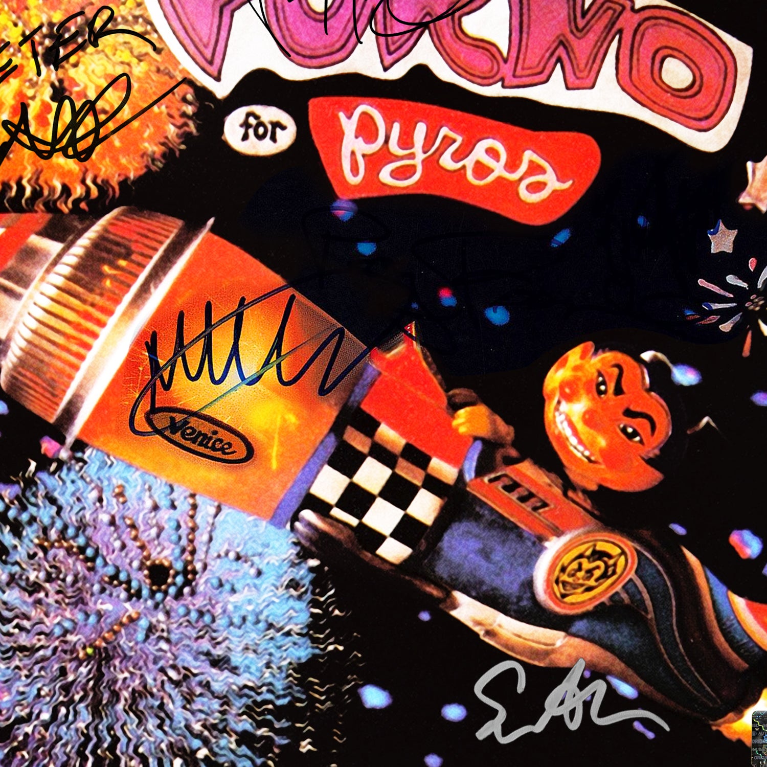 Porno For Pyros - Self-titled Platinum LP Limited Signature Edition Custom  Frame | RARE-T