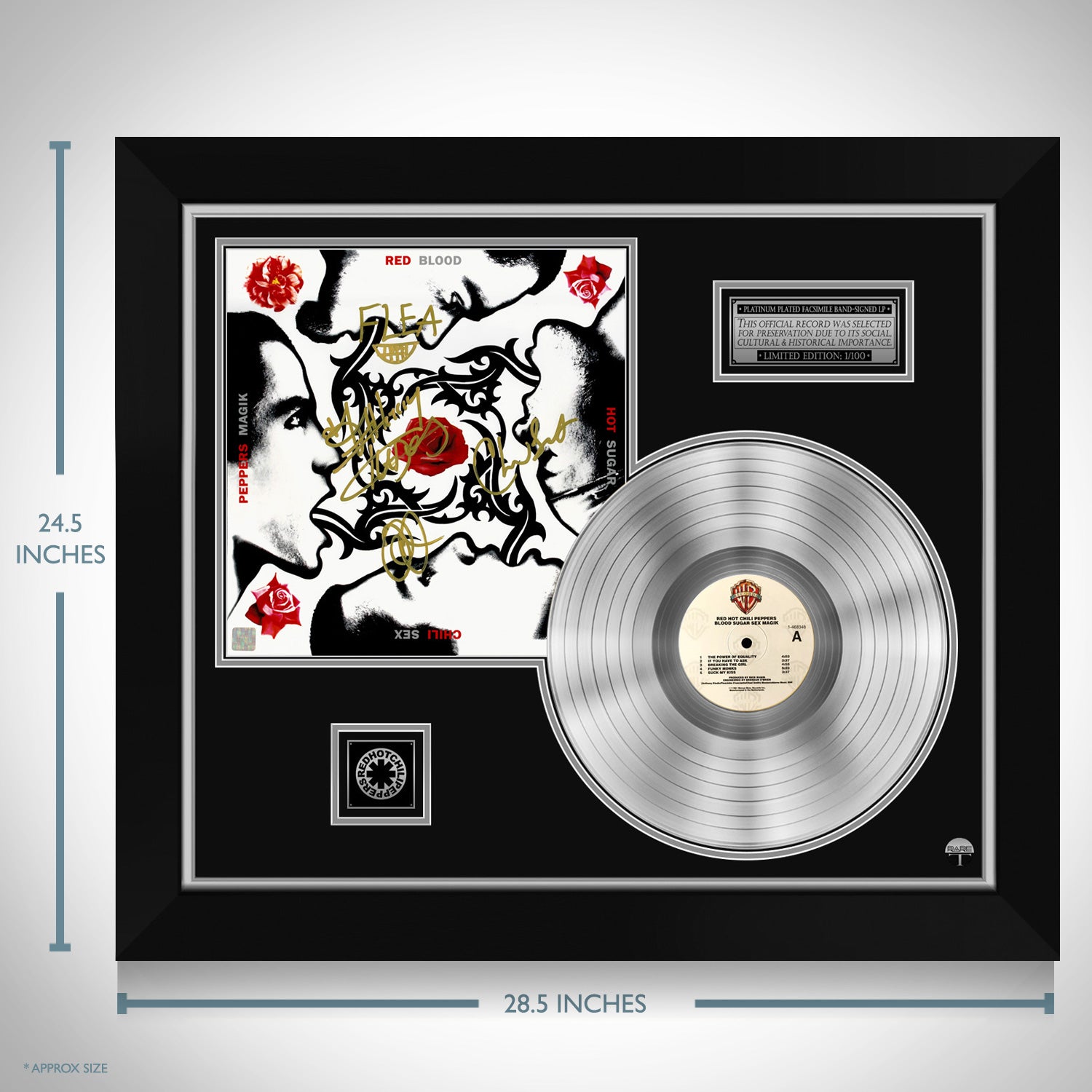 Red Hot Chili Peppers - Blood Sugar Sex Magik Platinum LP Limited Signature  Edition Custom Frame | RARE-T