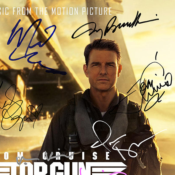 Top Gun Maverick - Original Motion Picture Soundtrack LP Cover Limited  Signature Edition Custom Frame