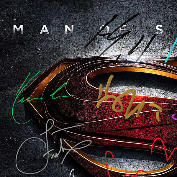 Man of Steel - Original Motion Picture Soundtrack Platinum LP Limited  Signature Edition Custom Frame