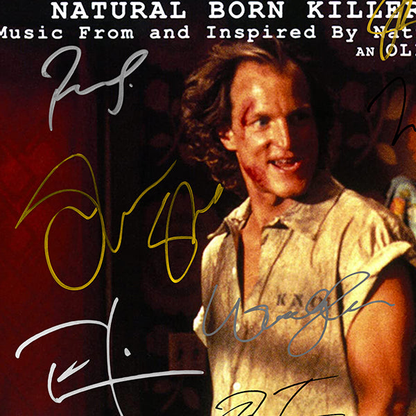 Natural Born Killers - Original Motion Picture Soundtrack Platinum LP  Limited Signature Edition Custom Frame