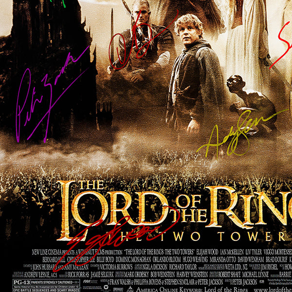 Lord Of The Rings The Fellowship Of The Ring Mini Poster Limited Signature  Edition Custom Frame