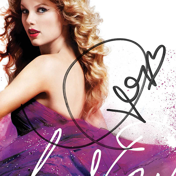 taylor swift autograph red
