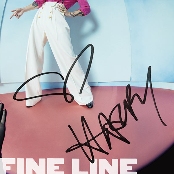 HARRY STYLES SIGNED VINYL ALBUM FINE LINE ONE DIRECTION AUTOGRAPHED PSA/DNA  😳