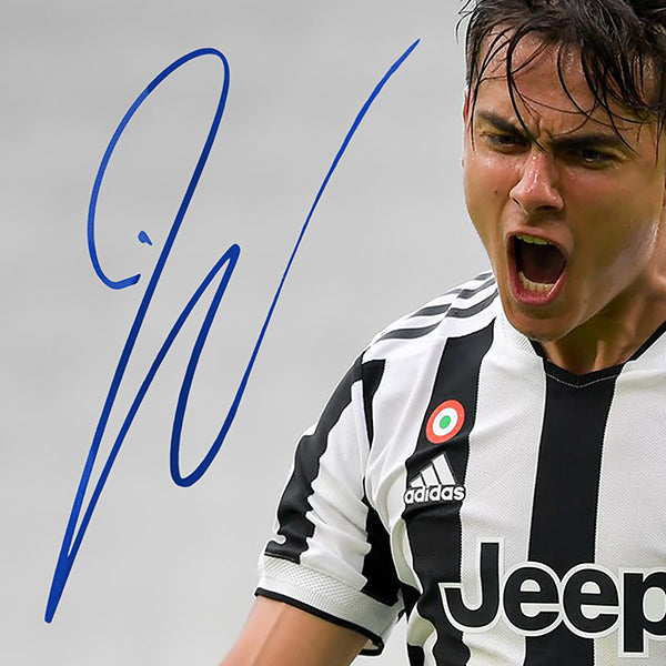 CRISTIANO RONALDO HAND SIGNED FRAMED JUVENTUS SOCCER JERSEY DYBALA BUFFON