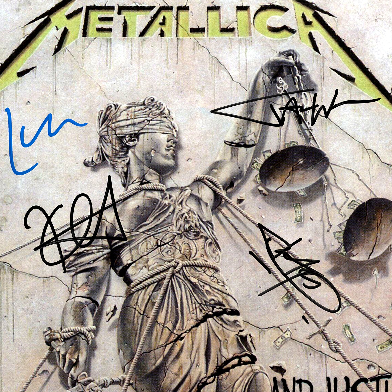 Metallica - And Justice for All Gold LP Limited Signature Edition 