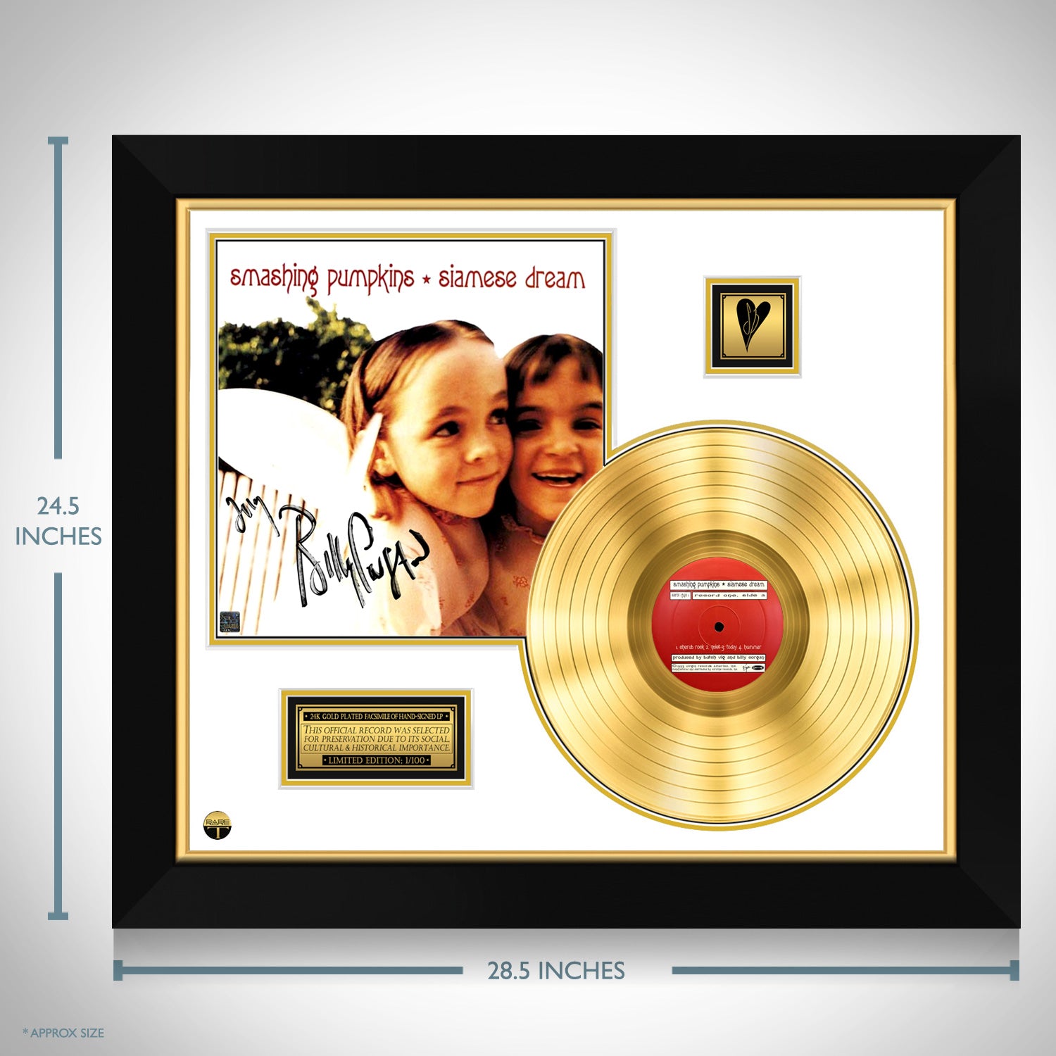 Smashing Pumpkins Siamese Dream Gold LP Limited Signature