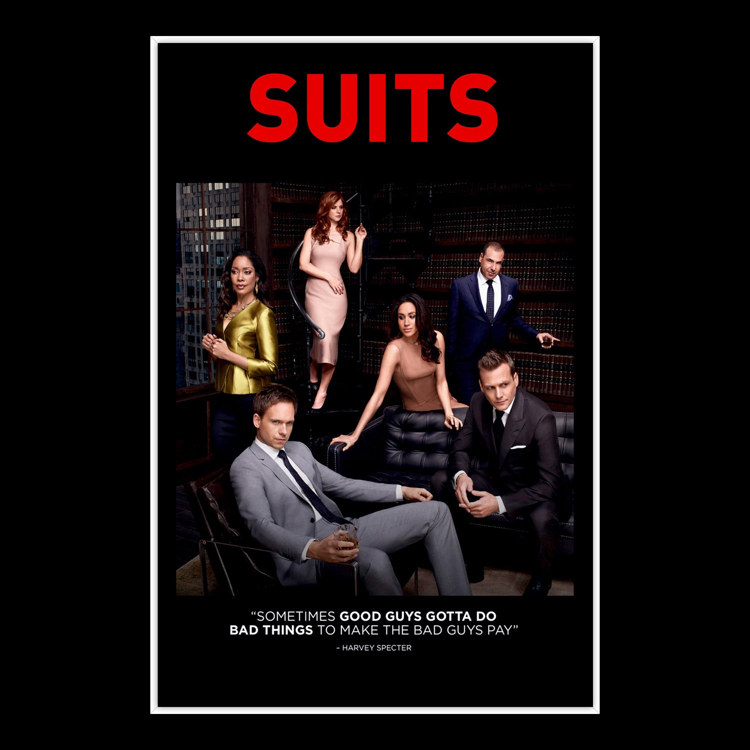 Suits - Louis Litt Photo Limited Signature Edition Custom Frame