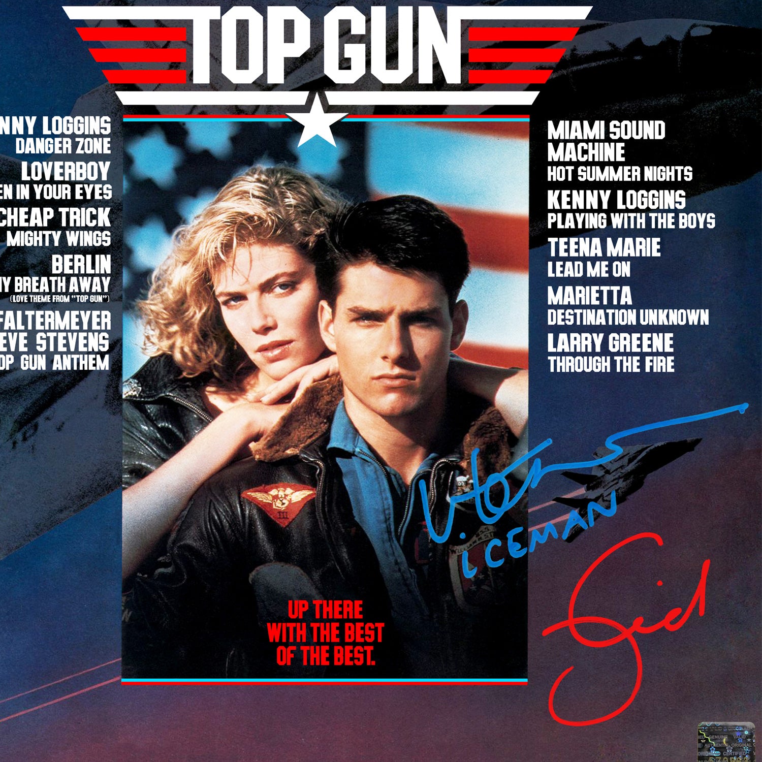 Top Gun Maverick - Original Motion Picture Soundtrack LP Cover Limited  Signature Edition Custom Frame