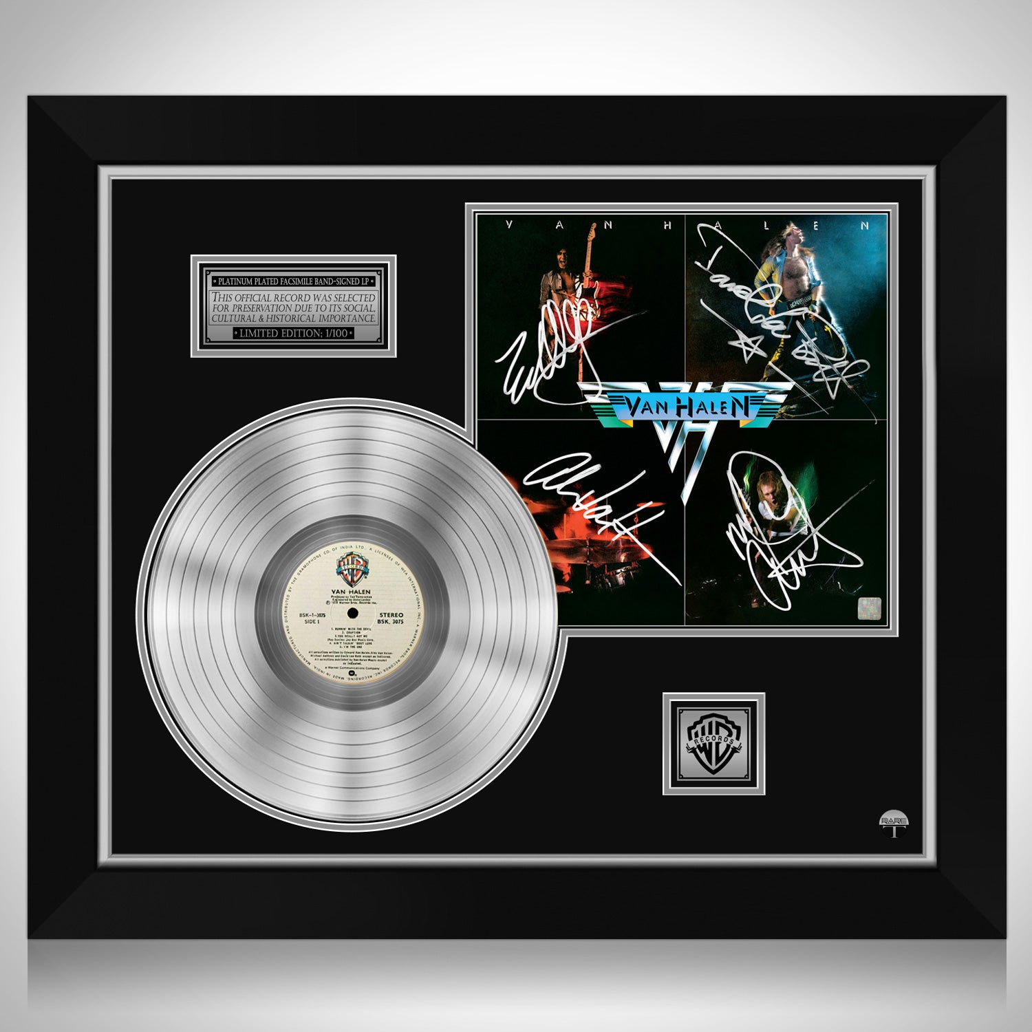 Van Halen Van Halen Platinum LP Limited Signature Edition Custom Frame