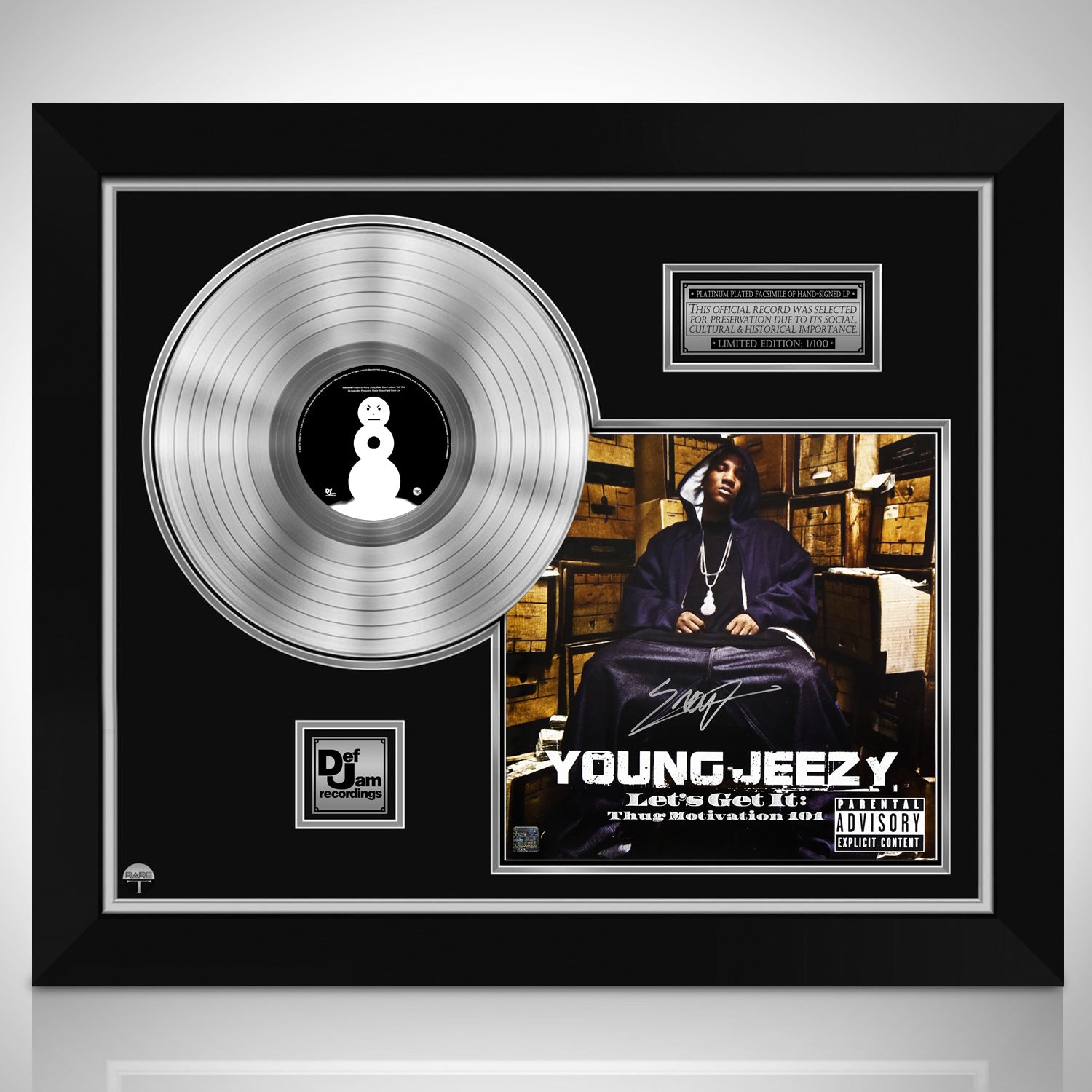 Young Jeezy - Lets Get It: Thug Motivation 101 Platinum LP Limited