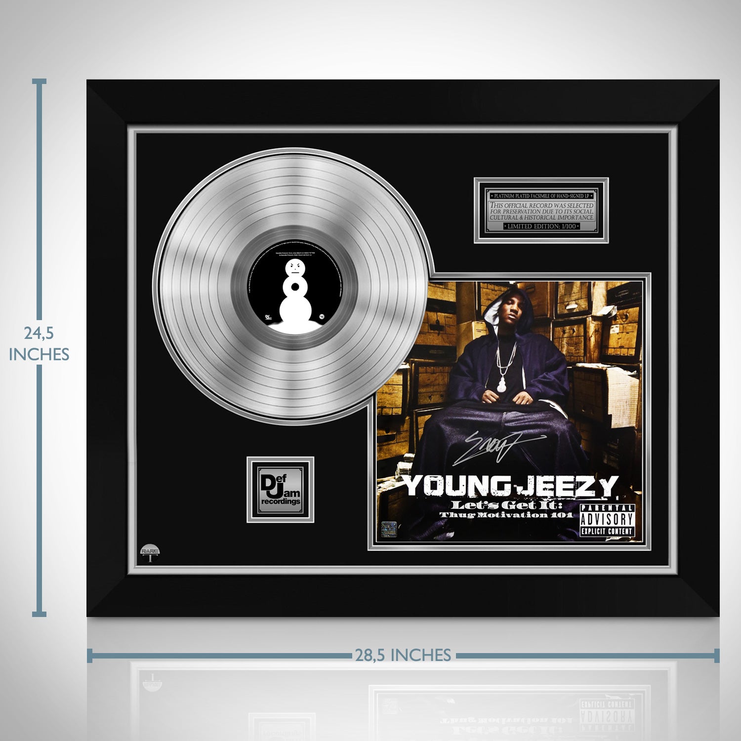 Young Jeezy - Lets Get It: Thug Motivation 101 Platinum LP Limited