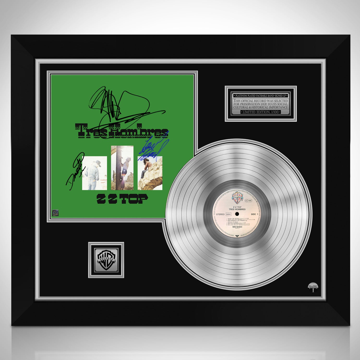 Collectable, Z Z top vinyl record...Tres buying Hombres!!!!