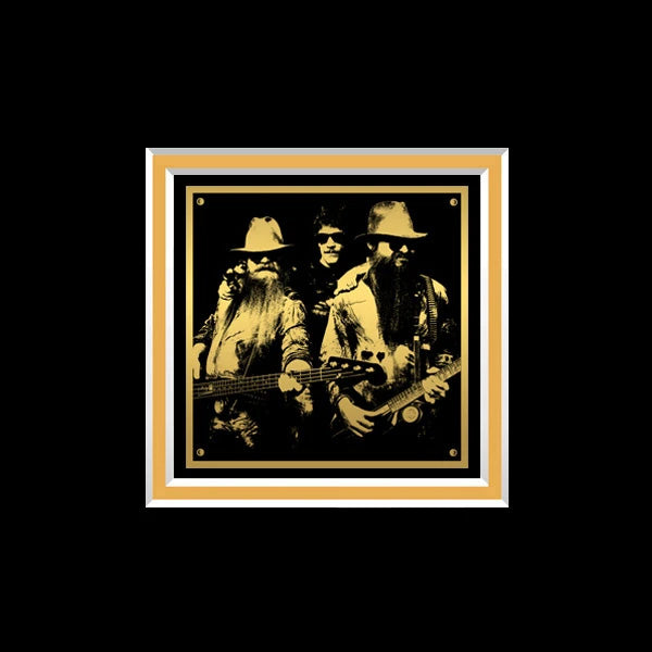 ZZ Top - Eliminator Gold LP Limited Signature Edition Custom Frame | RARE-T